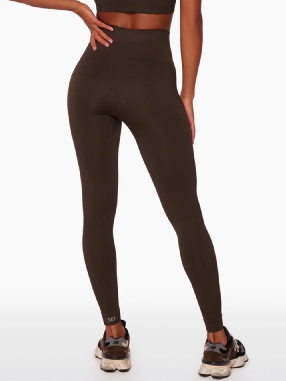 SET ACTIVE Sculptflex Leggings in Espresso Brown 🤎 size medium